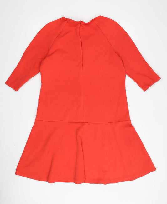 Esmara Women's Red Dress, Size 14-16, 3/4 Sleeve, Zip