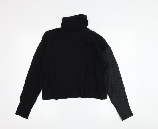 Womens UK Size S Topshop Black Pullover Jumper
