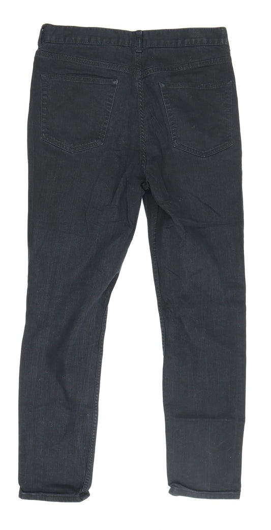 Mens UK Size 31 H&M Slim Fit Skinny Black Jeans