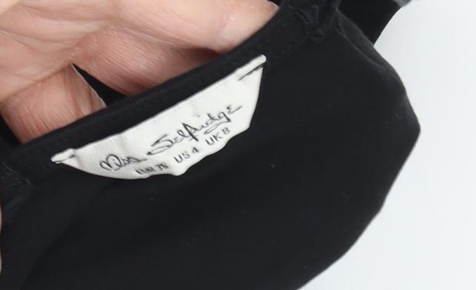 Miss Selfridge Women's Black Bodysuit Size 8