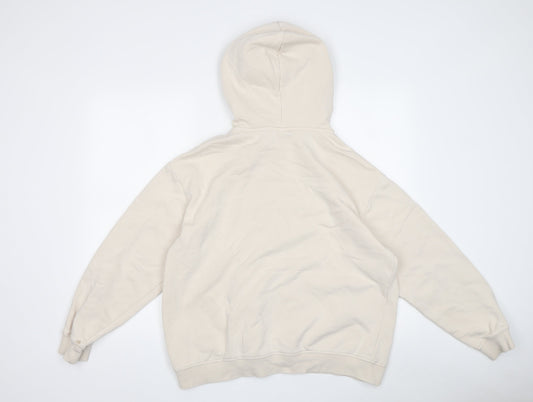 Unisex Adults UK Size S Disney Beige Pullover Hoodie