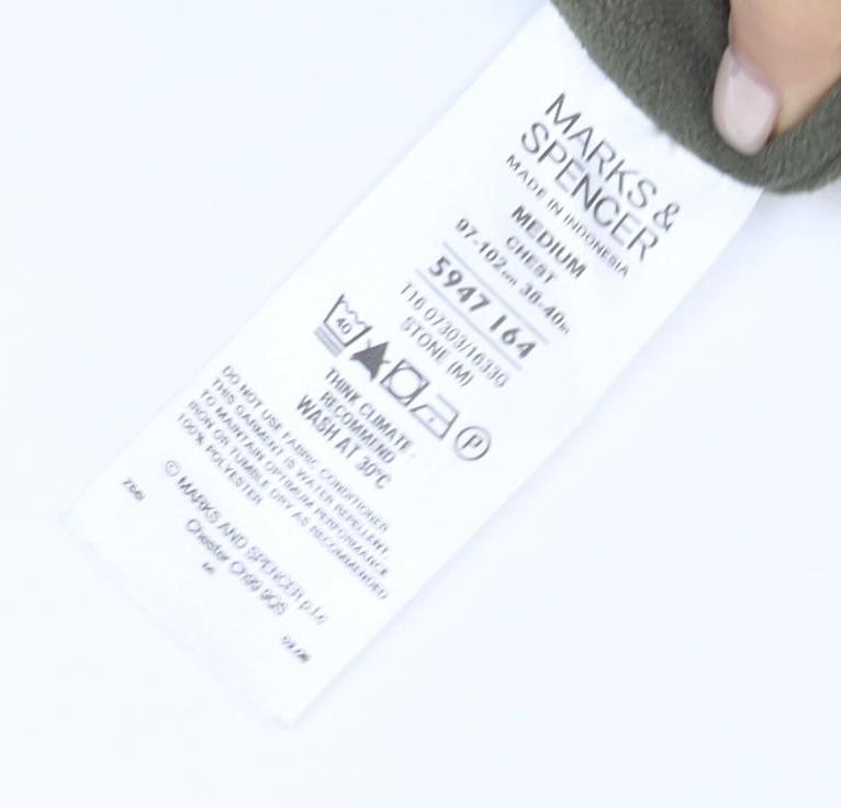 Mens UK Size Medium Marks and Spencer Beige