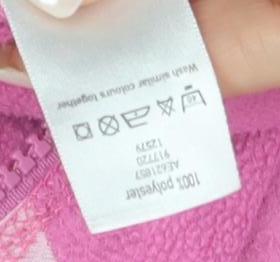 Cherokee Girls Pink Fleece Jacket, Size 12-13 Years