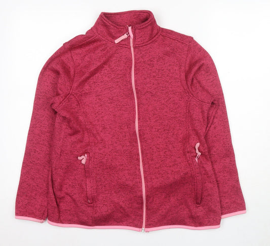Womens UK Size M Crane Pink Basic Jacket
