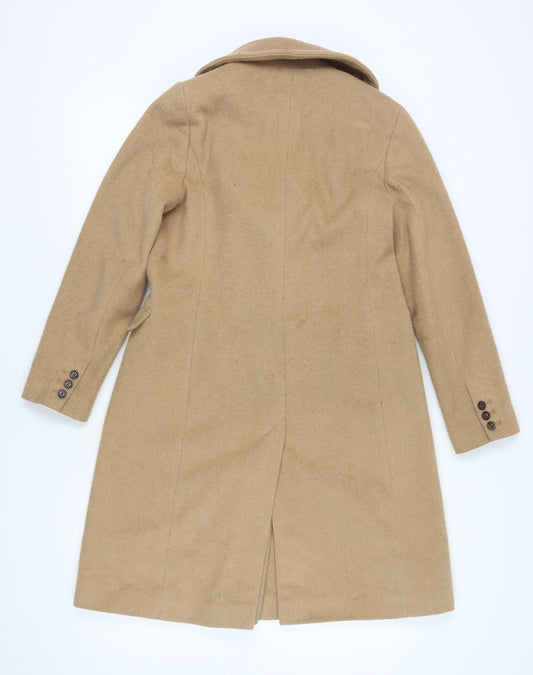 Womens UK Size 10 Monsoon Beige Overcoat
