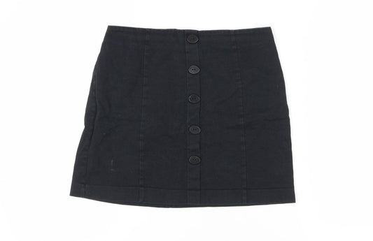 Womens UK Size M MNG Straight & Pencil Twill Skirt