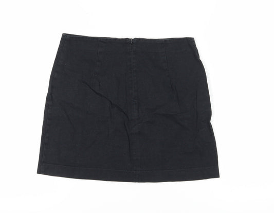 MNG Women's Black Short Pencil Skirt, Size M