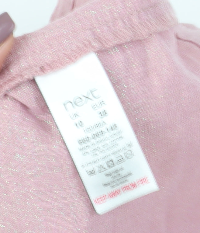 Next Women's Pink Pinafore Dress Size 10 Casual