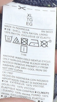 Old Navy Women's Multicoloured XL A-Line Floral Dress