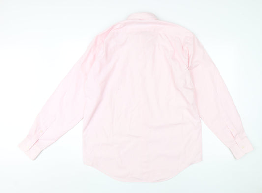 Yves Saint Laurent Men's Pink Dress Shirt Size 39