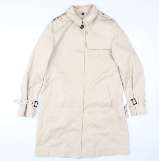 Womens UK Size S Four Seasons London Beige Trench Coat