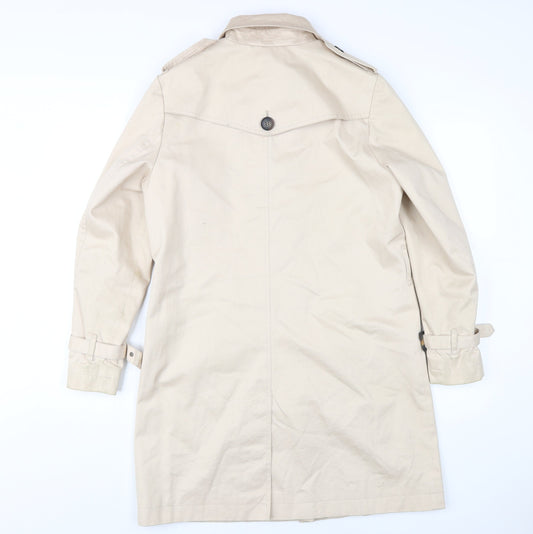 Womens UK Size S Four Seasons London Beige Trench Coat
