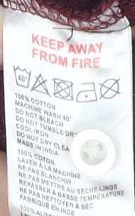 iets frans... Men's Red Long Sleeve Polo L