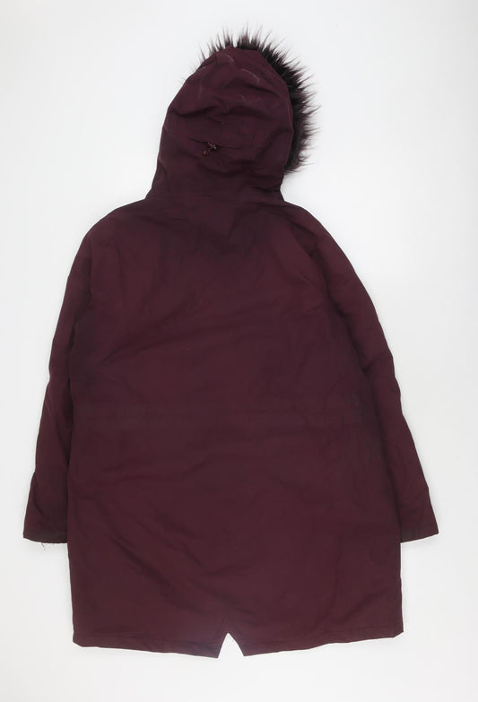 Womens UK Size 18 Regatta Purple Parka Coat