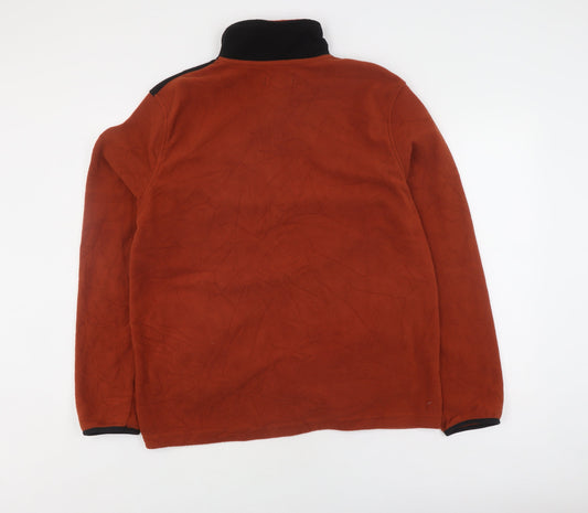 Atlas for Men Orange Fleece Jacket, Size L - Men's Outdoor Style