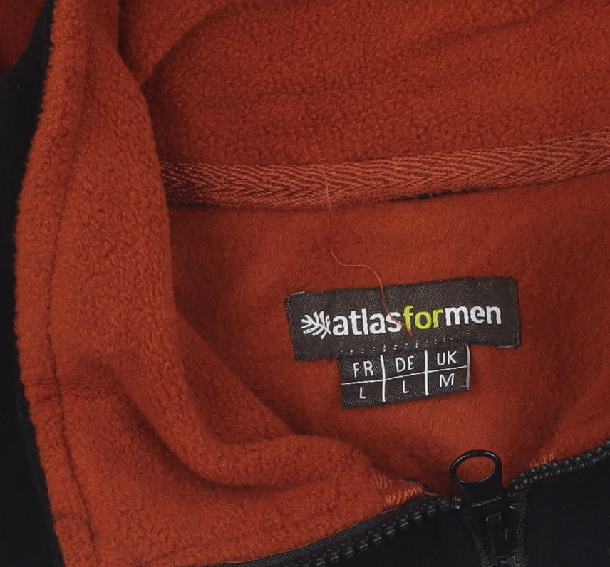 Atlas for Men Orange Fleece Jacket, Size L - Men's Outdoor Style