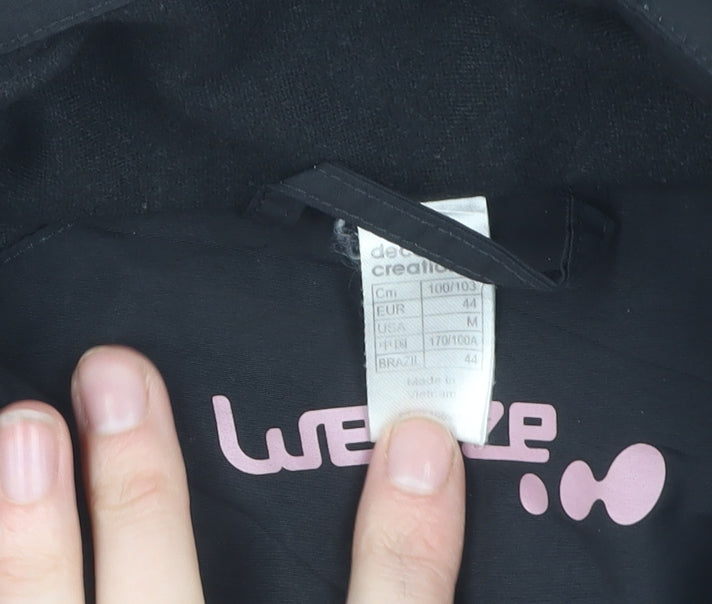 Womens UK Size 16 Wedze Black Ski Jacket