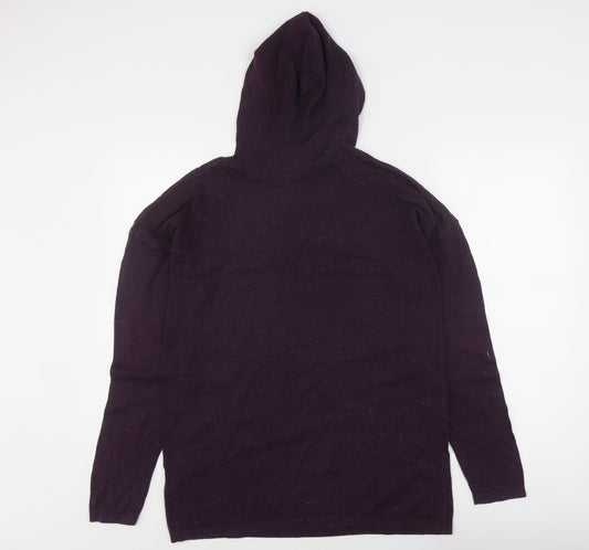 Womens UK Size M ASOS Purple Pullover Hoodie