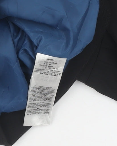 Brand and care label for Levi's Black unisex basic jacket s - casual stylish zip