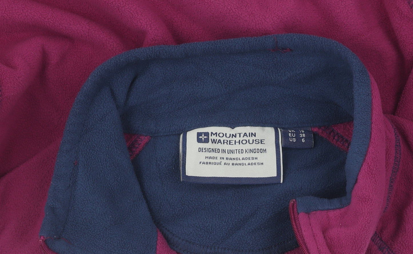 Womens UK Size 10 Mountain Warehouse Purple Pullover Sweatshirt