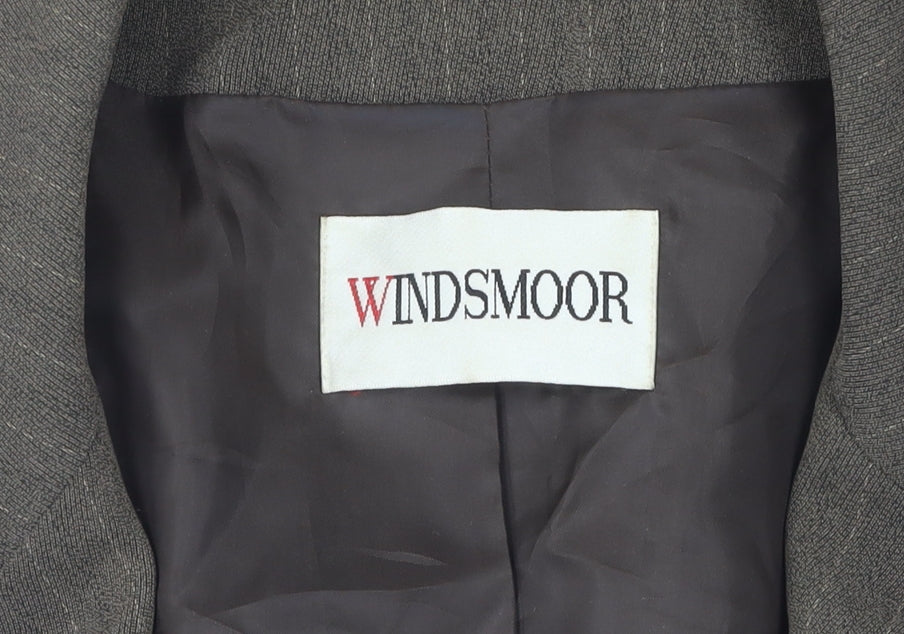 Womens UK Size 10 Windsmoor Brown Overcoat