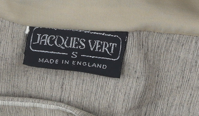 Jacques Vert Women's Beige Striped Blazer S