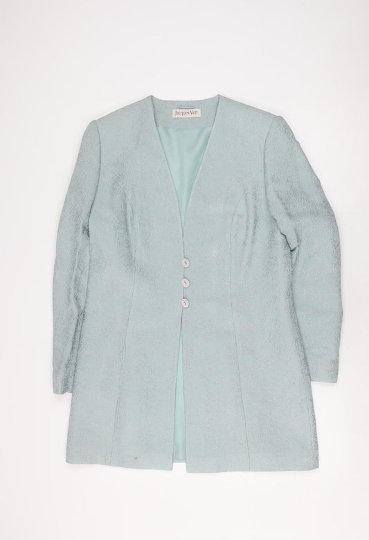 Womens UK Size 12 Jacques Vert Regular Blue Suit Jacket