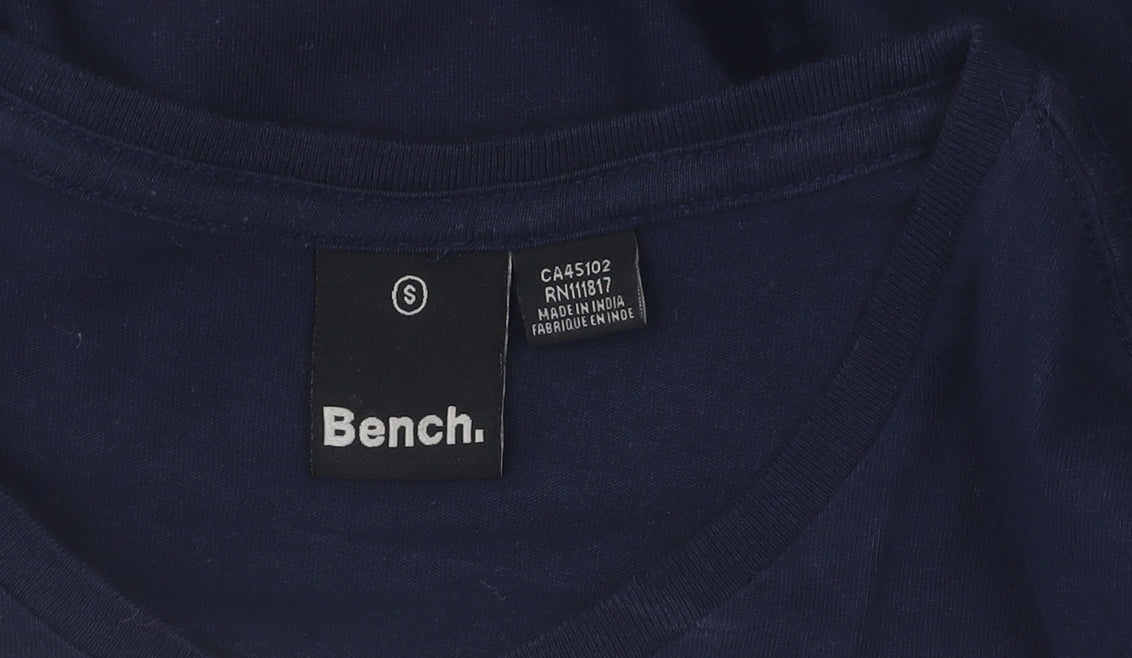 Mens UK Size S Bench Blue T-Shirt