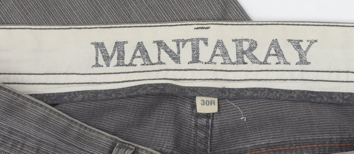 Additional view of Mantaray Women's Grey Straight Jeans, size 30, Regular
