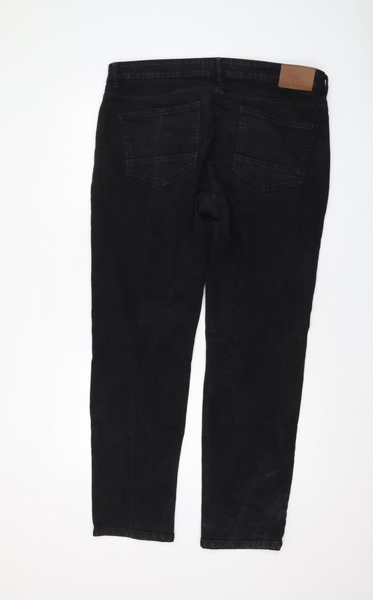 Urbanfit Men's Black Slim Stretch Jeans 38R