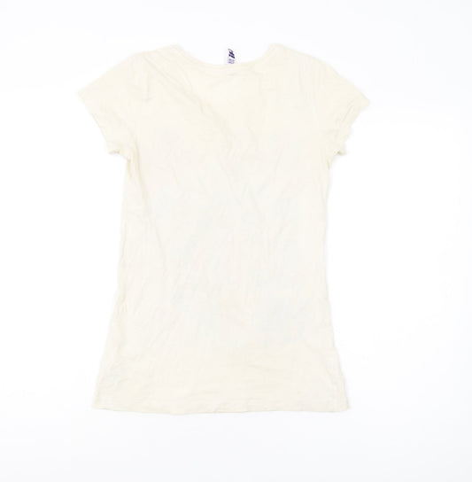 Womens UK Size 6 By Henry Holland Beige Basic T-Shirt