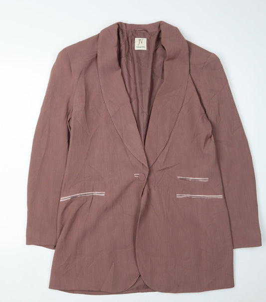 Womens UK Size 14 Jacques Vert Regular Brown Blazer