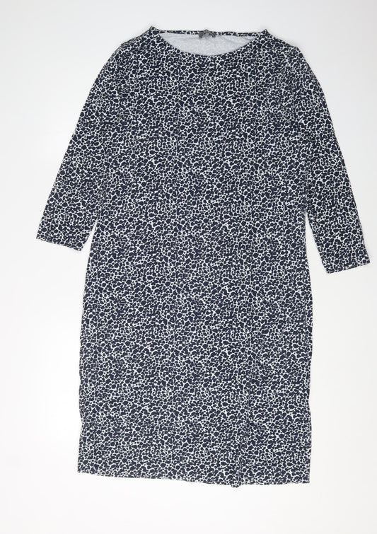 Additional front view of Jaeger Women’s Multicoloured Large Jersey Dress