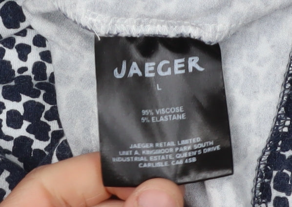 Jaeger Women’s Multicoloured Large Jersey Dress