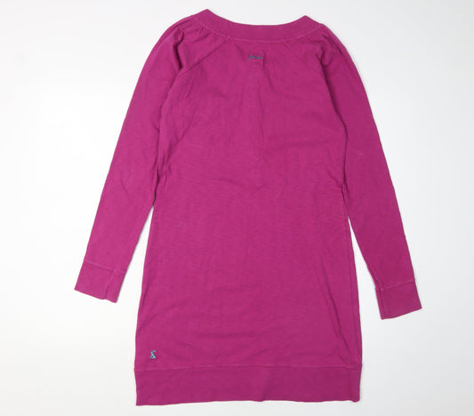 Joules Women's Pink Shirt Dress Size 8