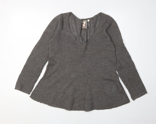 Womens UK Size 8 White Stuff Grey Pullover Jumper