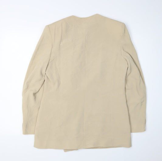 Womens UK Size 12 Alexon Regular Beige Suit Jacket