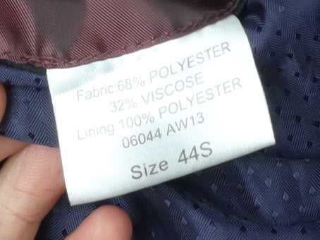 1860 Men's Blue Blazer 44S Formal Jacket