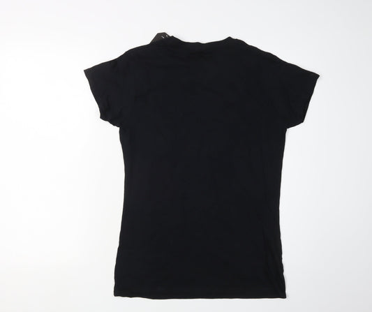 Womens UK Size L UFC Black Basic T-Shirt