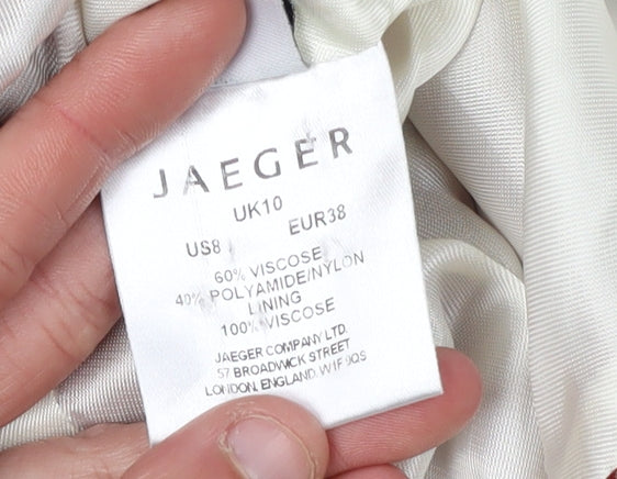 Jaeger Red Women's Sheath Dress, Size 10, Cocktail Elegance