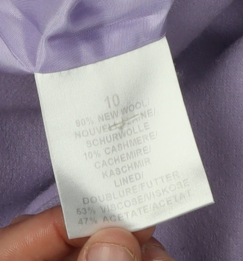 Windsmoor Women’s Purple Wool Blazer Jacket, Size 10