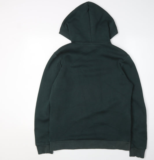 Mens UK Size M JACK & JONES Green Pullover Hoodie