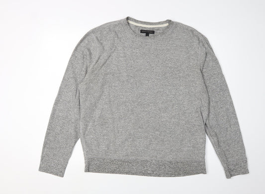 Mens UK Size L Banana Republic Grey Pullover Jumper