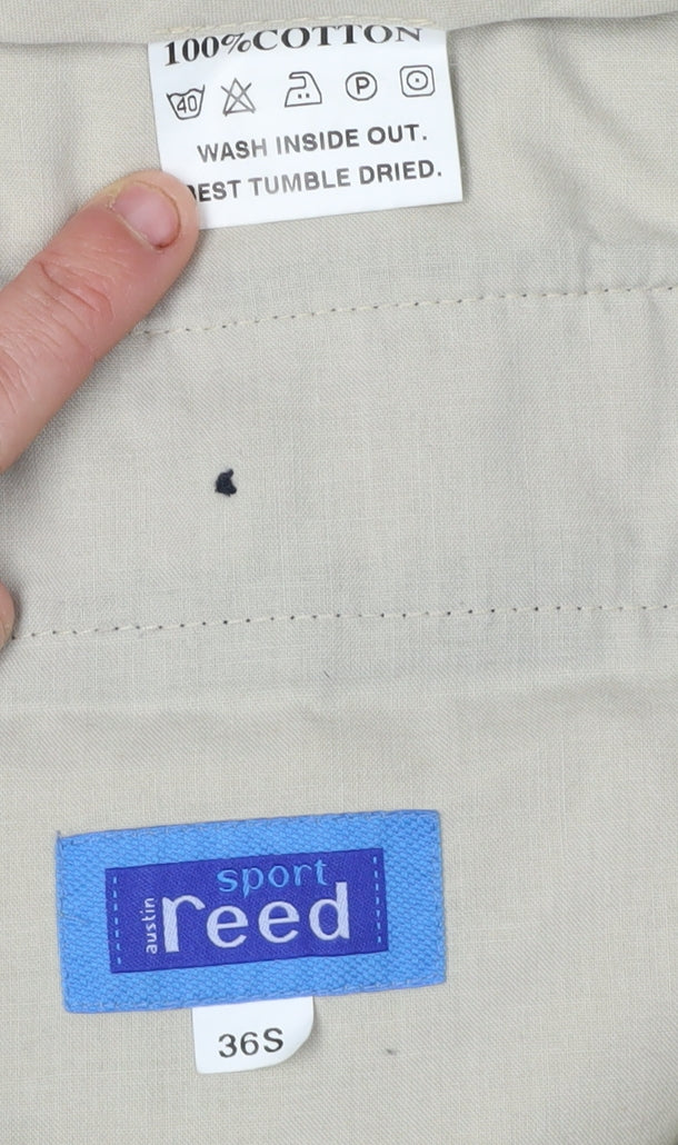 Austin Reed Men's Black Dress Pants 36S Cotton