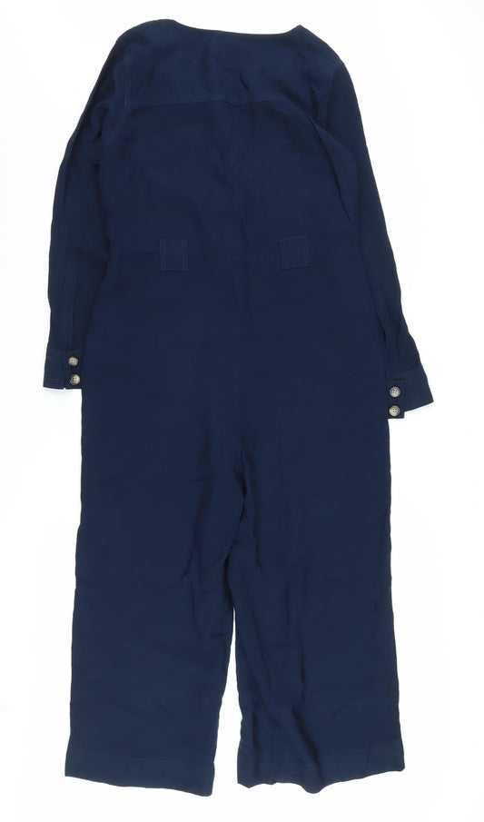 Marks and Spencer Women's Blue Jumpsuit, Size 10, Casual Elegance