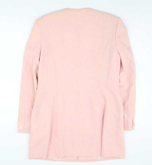 Womens UK Size 14 Hamells Regular Pink Suit Jacket