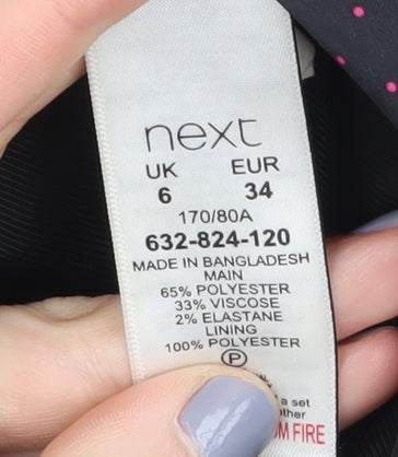 Next Women's Black Suit Jacket Blazer Size 6 Business