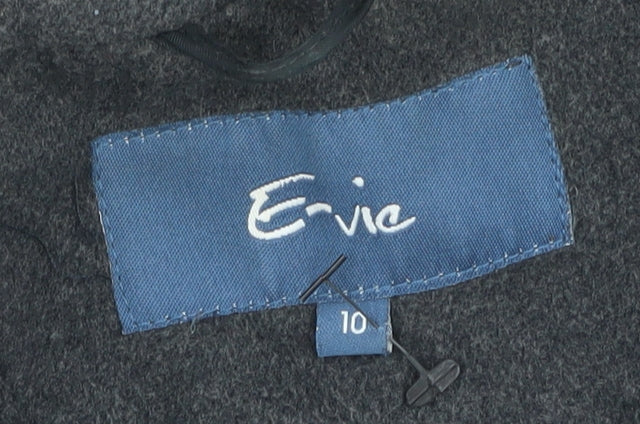 Womens UK Size 10 Evie Grey Pea Coat