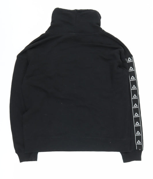 Reebok Black Unisex Adults Sweatshirt L Pullover