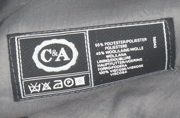 Mens UK Size 42 C&A Regular Grey Suit Jacket